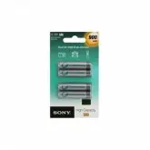 PILHA / bateria SONY Recarregável B4GN 900MAH AAA, 4 Unidades