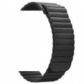 Pulseira 4Life de Couro Loop para Apple Watch 42mm, Magnético - Preto