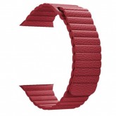 Pulseira 4Life de Couro Loop para Apple Watch 42mm, Magnético - Vermelho