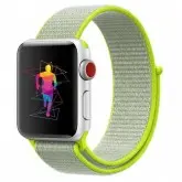 Pulseira 4Life de Nylon Loop para Apple Watch 42/44mm com Velcro - Verde