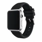 PULSEIRA 4LIFE DE SILICONE PINEAPPLE PATTERN PARA APPLE WATCH - 38MM - PRETA