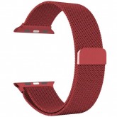 Pulseira 4Life Estilo Milanês para Apple Watch 38/40mm Magnético - Vermelho