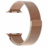 Pulseira 4Life Estilo Milanês para Apple Watch 42/44mm Magnético - Rosa Ouro