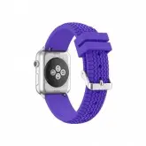 PULSEIRA 4LIFE SILICONE PARA APPLE WATCH TIRE TEXTURE - 42MM - ROXO
