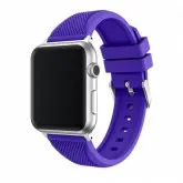 PULSEIRA DE SILICONE 4LIFE PARA APPLE WATCH - 42MM - ROXO PINEAPPLE PATTERN