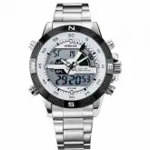Relógio Analogico Digital Weide WH1104 - Branco