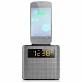 Relógio Despertador com Speaker Philips AJT3300 com Bluetooth/USB Bivolt - Cinza/Preto