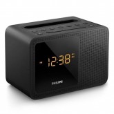 Relógio Despertador com Speaker Philips AJT5300 com Bluetooth/USB Bivolt - Preto