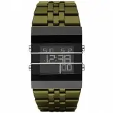 Relógio Diesel DZ7228 Unisex Cinza Pulseira Aço Verde