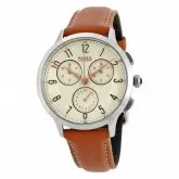 Relógio Fossil Feminino Prata Marrom CH3014