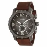 Relógio Fossil Masculino Marrom Cinza JR1424