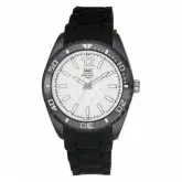 Relógio Q&Q Preto com Branco Q778J-521Y