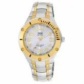 Relógio QeQ Masculino F342-404Y - PRATA/DOURADO