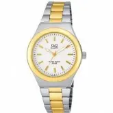 RELÓGIO Q&Q Q836-401Y - PRATA/DOURADO/BRANCO