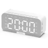 Relogio Espelho Alarme/Speaker/Bt/Tf Card White $