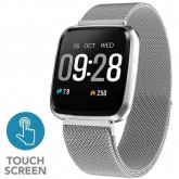 Smartwatch 4Life Neofit 3 para Atividades Físicas com Bluetooth Pulseira Estilo Milanês - Prata