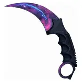 Tatico Canivete 19Cm Karambit Nf6111 Galaxia Roxo$