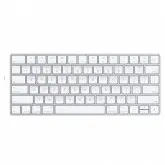 Teclado Apple Magic Keyboard A1644 MLA22LZ/A com Bluetooth/Lightning Inglês - Branco