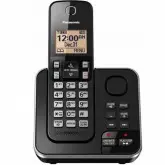Telefone Fixo Panasonic Sem Fio KX-TGC360LAB 1.9Ghz (1Base) - Preto