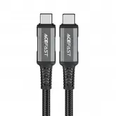 Cabo Acefast C1-09 Usb-C Macho A Usb-C Macho 1M - Preto / Cinza