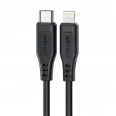 Cabo Acefast C3-01 Lightning A Usb-C Macho 1.2M - Preto