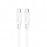 Cabo Acefast C3-03 Usb-C Macho A Usb-C Macho 1.2M - Branco