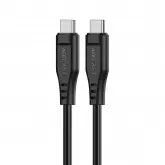 Cabo Acefast C3-03 Usb-C Macho A Usb-C Macho 1.2M - Preto