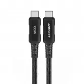 Cabo Acefast C4-03 Usb-C Macho A Usb-C Macho 2M - Preto