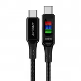 Cabo Acefast C7-03 Usb-C Macho A Usb-C Macho 1.2M - Preto
