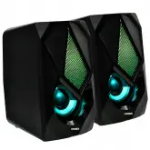 Caixa De Som Satellite As-690U Gaming Rgb / Usb - Preto