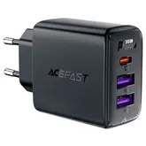 Carregador Tomada Acefast A57  2 Usb / Type-C / 35W - Preto