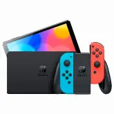 Console Nintendo Switch 64Gb - Oled Azul / Vermelho Neon (Heg-S-Kabaa) (Japones)