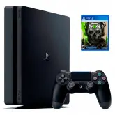 Console Sony Playstation 4 Slim Cuh-2215B 1Tb / Bivolt - Preto + Jogo Call Of Duty Modern Warfare Ii (Americano)