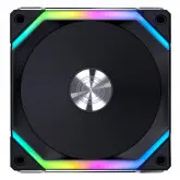 Cooler Para Gabinete Lian Li Uni Fan Sl120 V2 Reverse Blade 12X12 Led Rgb - Preto (Uf-Rsl120V2-1B)