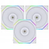 Cooler para Gabinete Lian Li Uni Fan TL 120 12X12 LED RGB Branco - Kit com 3 (12TL3W)