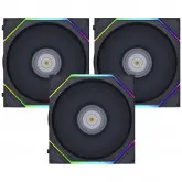 Cooler Para Gabinete Lian Li Uni Fan Tl 120 12X12 Led Rgb Preto - Kit Com 3 (12Tl3B)
