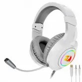 Fone Gamer Redragon H260W-Rgb Hylas Rgb / Com Fio - Branco
