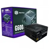 Fonte De Alimentacao Cooler Master G600 600W Atx / Nao Modular / 80 Plus Gold - Mpw-6001-Acaag-U2