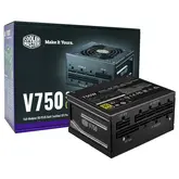 Fonte De Alimentacao Cooler Master V750 Sfx Gold 750W Sfx / Modular / 80 Plus Gold - Mpy-7501-Sfhagv-Us