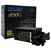 Fonte De Alimentacao Mtek Psr-850G 850W Atx / Semi Modular / 80 Plus Gold