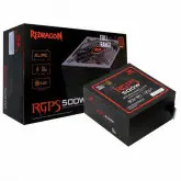 Fonte De Alimentacao Redragon Gc-Ps001 500W Atx / Nao Modular / 80 Plus Bronze