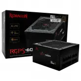 Fonte De Alimentacao Redragon Gc-Ps003 600W Atx / Modular / 80 Plus Bronze
