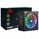 Fonte De Alimentacao Redragon Gc-Ps006-1 750W Atx / Modular / 80 Plus Gold / Rgb