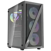 Gabinete Gamer Darkflash Dk260 Air Mesh Atx / 4 Cooler / Argb - Preto