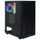 Gabinete Gamer Mtek Mk2605 Mid Tower / 1 Cooler Rgb - Preto