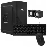 Gabinete Kit Mtek Dk07 Fonte 500W / Speaker / Mouse / Teclado Portugues - Preto