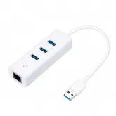 Hub Usb 3.0 Tp-Link Ue330 3 Portas / Ethernet Gigabit Rj-45