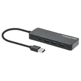 Hub USB 3.2 Manhattan 168403 7 Portas - Preto