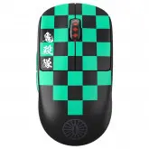 Mouse Gamer Pulsar X2V2 Kamado Tanjiro Medium Size2 Wireless - Preto / Verde (Px222Tj)