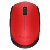 Mouse Logitech M170 Wireless - Vermelho (910-004941)